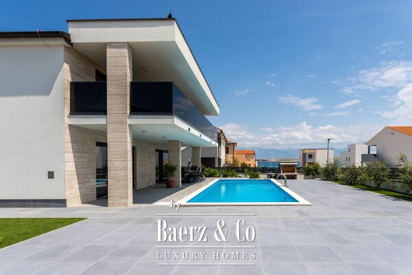 photo 25 Vir, a newly built villa with a pool near the sea