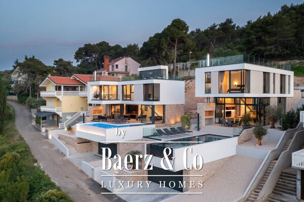 photo 1 Zadar archipelago on island, modern luxury villa with pool, right next to the sea