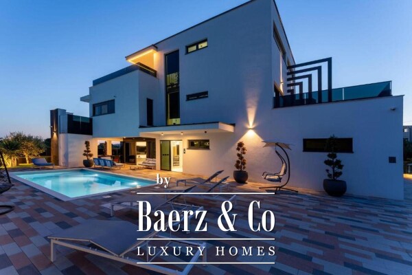 photo 1 Zadar, Sukošan, luxury, modern equipped villa with a sea view