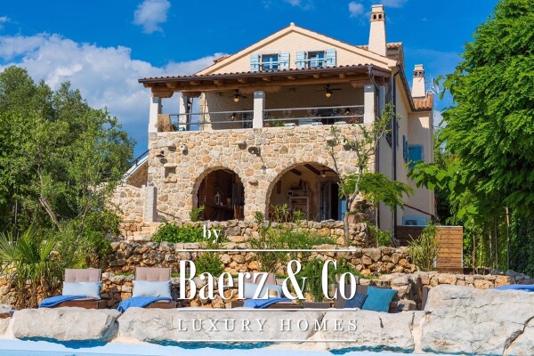 photo 1 Island of Krk, Malinska, Sveti Vid, beautiful Mediterranean villa with pool