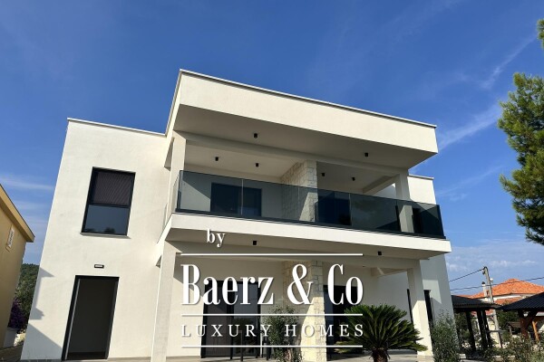 photo 2 Pašman, Neviđane, modern house in a new building with four separate apartments, first row by the...