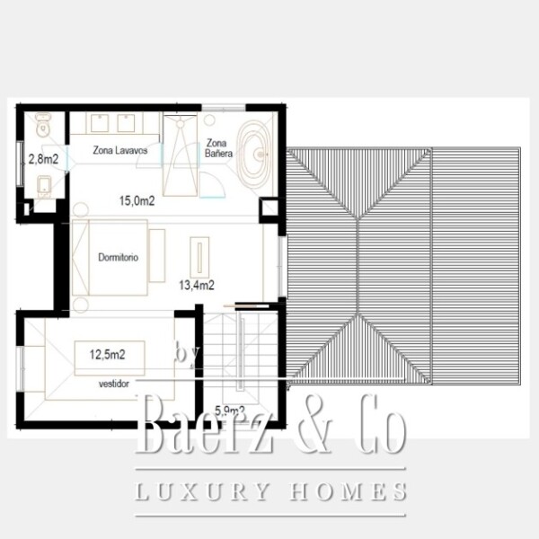 Floor Plan 2 - Luxurious villa in central area Tenerife south
