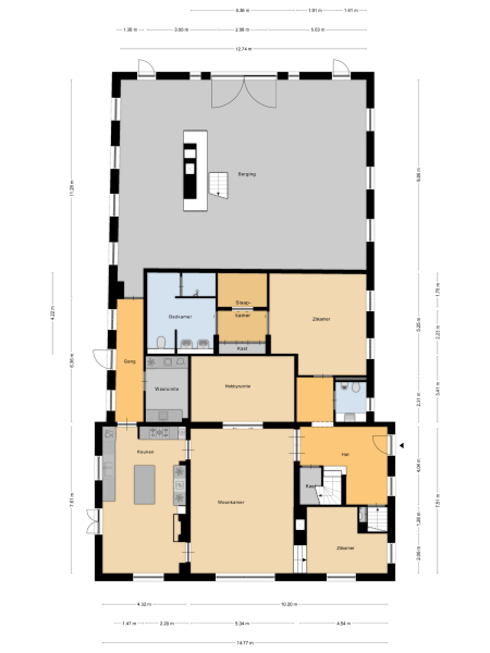 Floor Plan 1 - Lage Lochemseweg 31 a