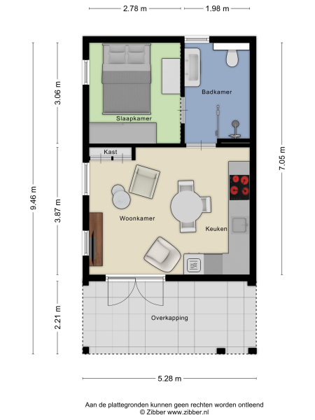 Floor Plan 5 - Raadhuisstraat 35