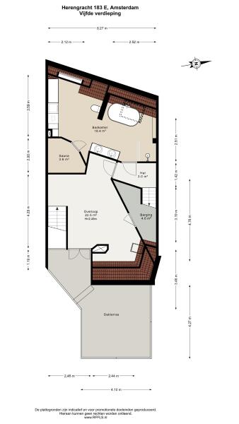 Floor Plan 3 - Herengracht 183 E