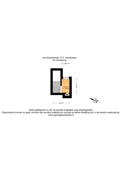 Floor Plan 1 - Van Baerlestraat 17 3