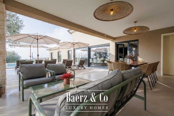 photo 8 Istria, Kaštelir, Labinci, Modern villa in Istrian style with panoramic sea view