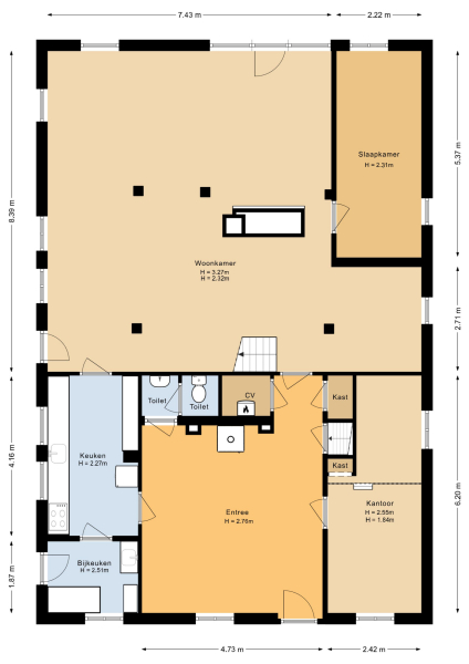 Floor Plan 3 - Arenborgweg 113