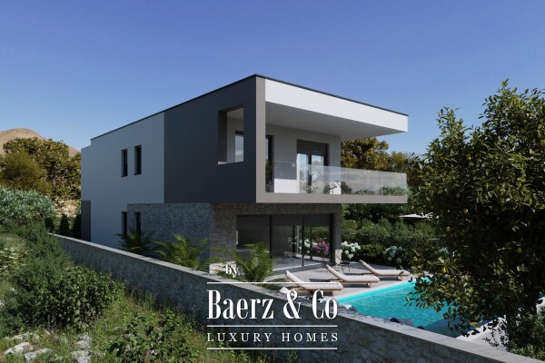 photo 2 Murter - Newly built villa first row to the sea