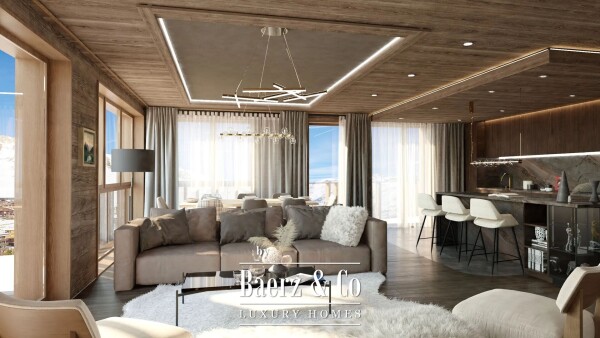 photo 1 Large new 2-bedroom en suite apartment with mountain view