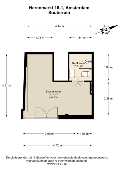Floor Plan 7 - Herenmarkt 16 1